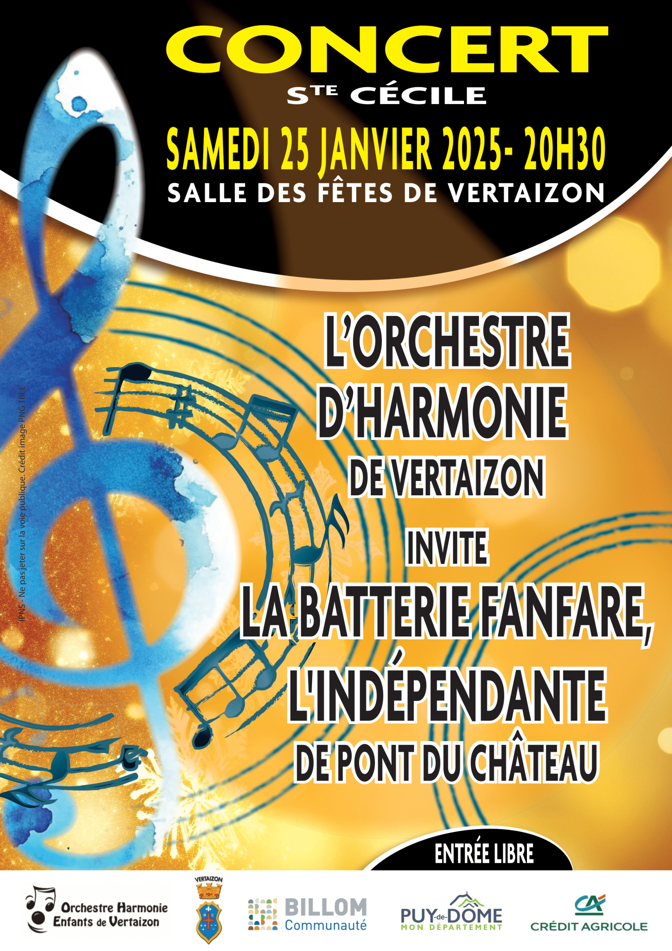 Affiche ste cecile 2025 sans bord perdu 1