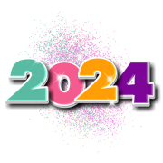 Happy new year 2024 free png